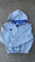 Cross Logo Plaid Zip Up